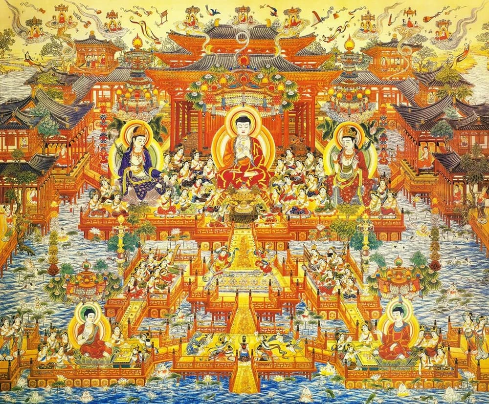 把善业转到极乐世界去